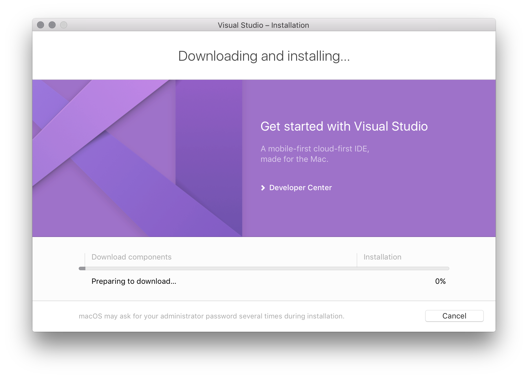 design view visual studio for mac 2017